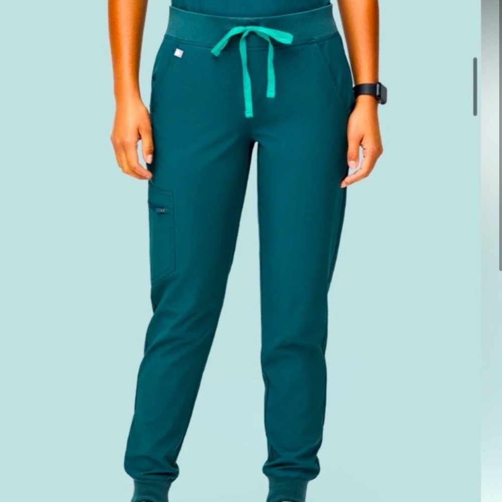FIGS XS Carribean blue FIONLITE Jogger Scrub pant- XS